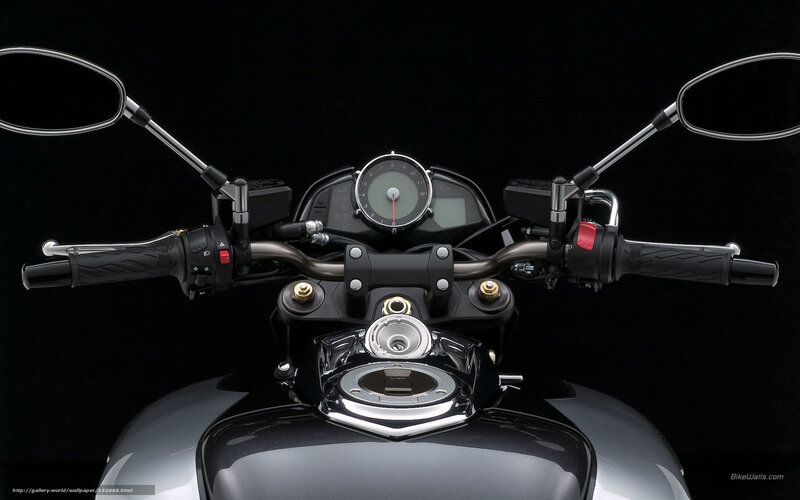 Motorcycle Handlebars — Black, Dramatic