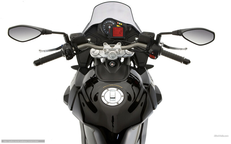 Motorcycle Handlebars — Black, Neutral, Photograph, Dashboard, Mirrors, Tank