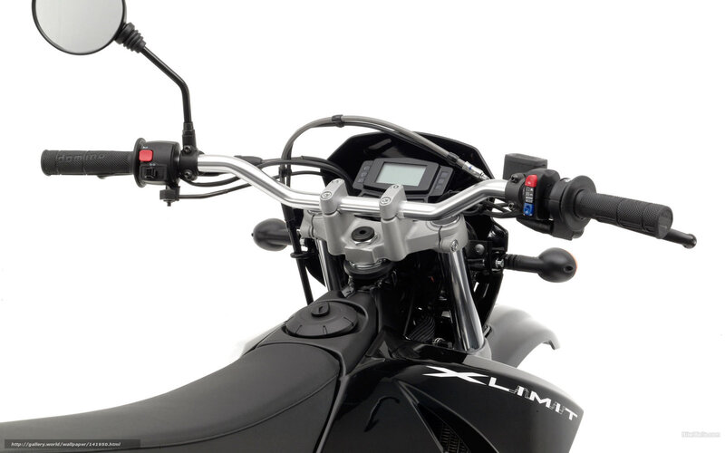 Motorcycle Handlebars — Black, Neutral