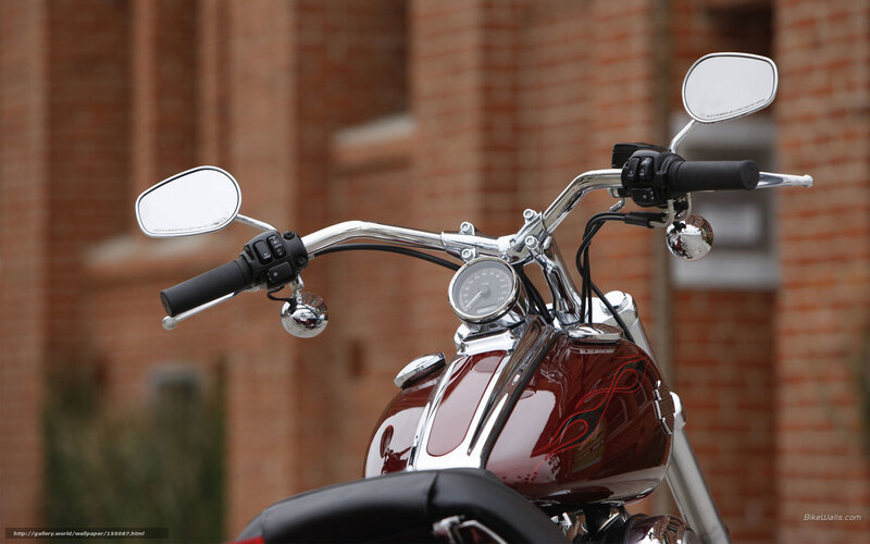 motorcycle handlebars close-up