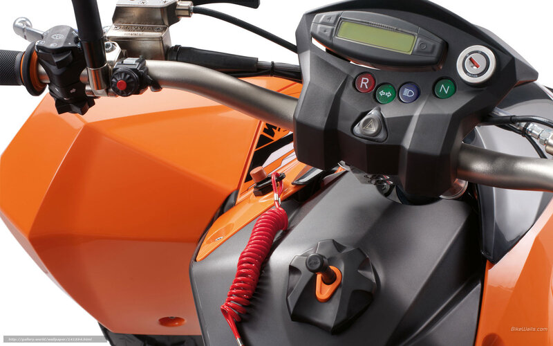 Motorcycle Handlebars — Orange