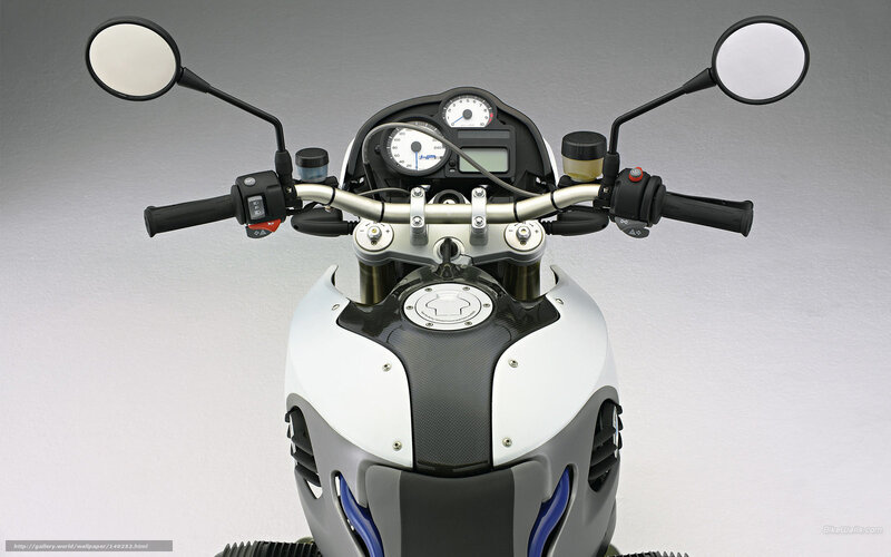Motorcycle Handlebars — White