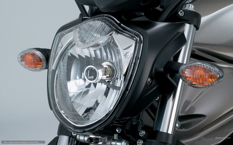 Motorcycle Headlight Assembly — Black