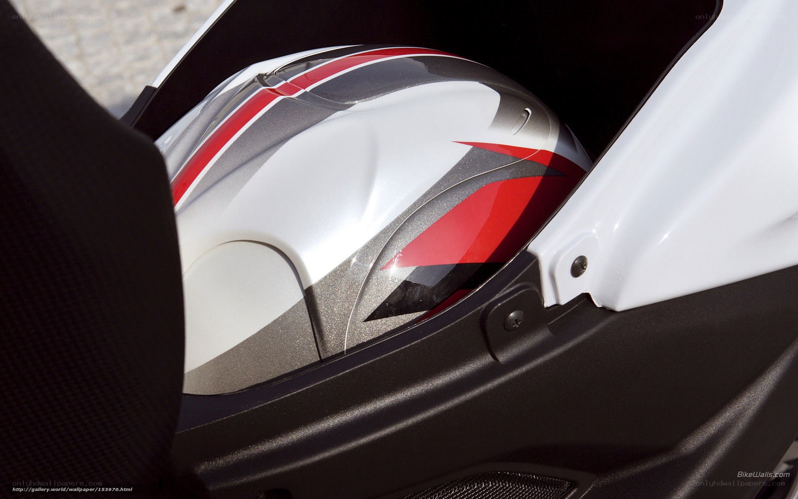 motorcycle helmet storage
