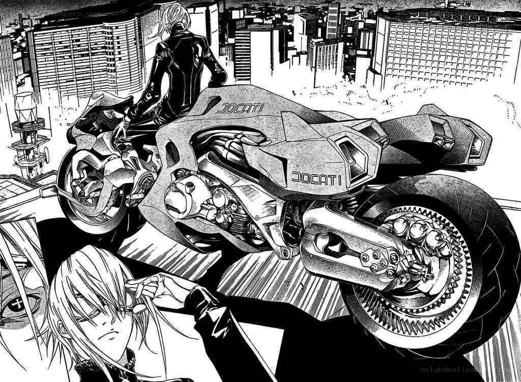 motorcycle in a cityscape