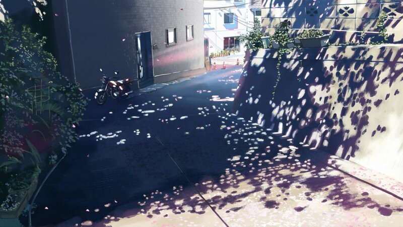 Motorcycle in Alley