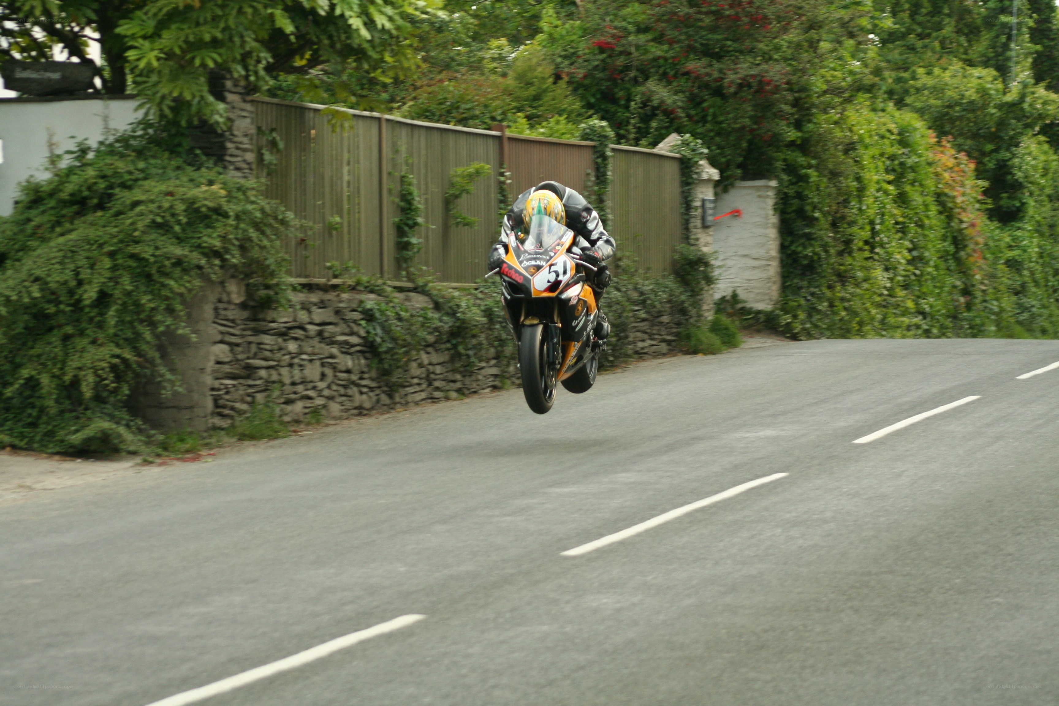 motorcycle in mid-air jump