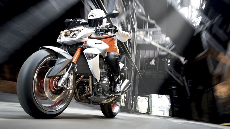 motorcycle in motion