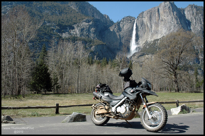 Motorcycle in Valley