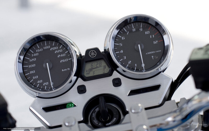 Motorcycle Instrument Cluster — Black, Neutral, Photograph