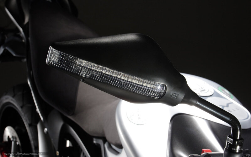 motorcycle mirror detail