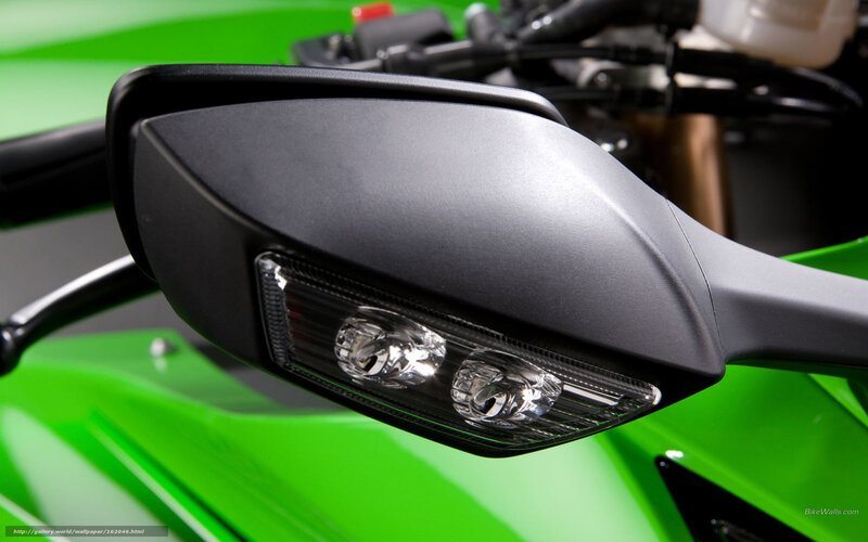 motorcycle mirror with turn signals