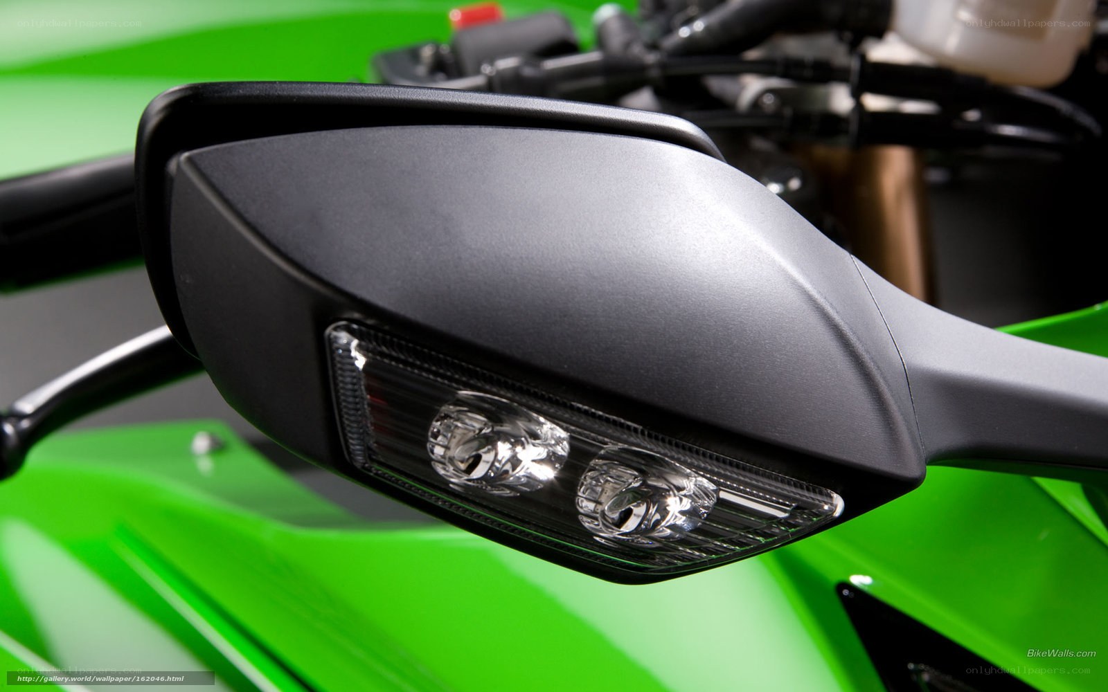 motorcycle mirror with turn signals