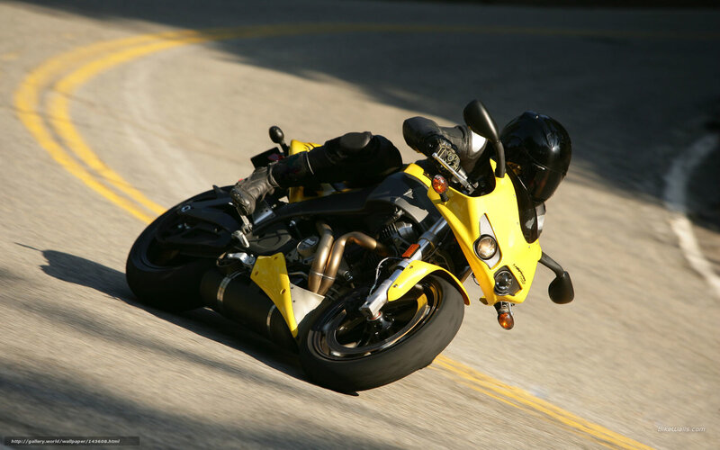 Motorcycle on a Curve