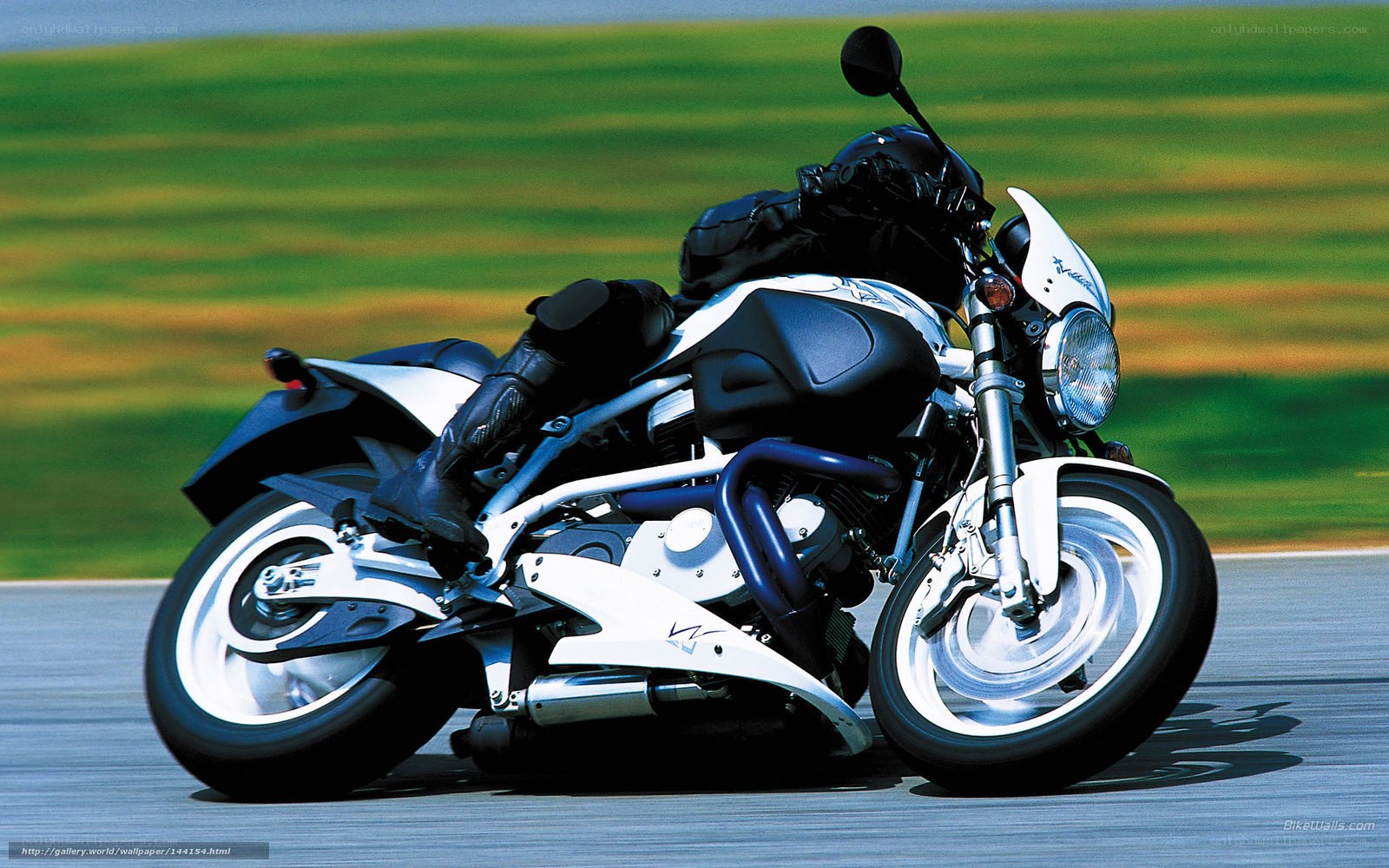 motorcycle on a racetrack