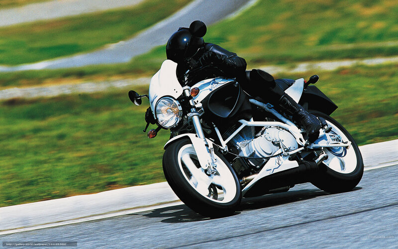 motorcycle on a racetrack