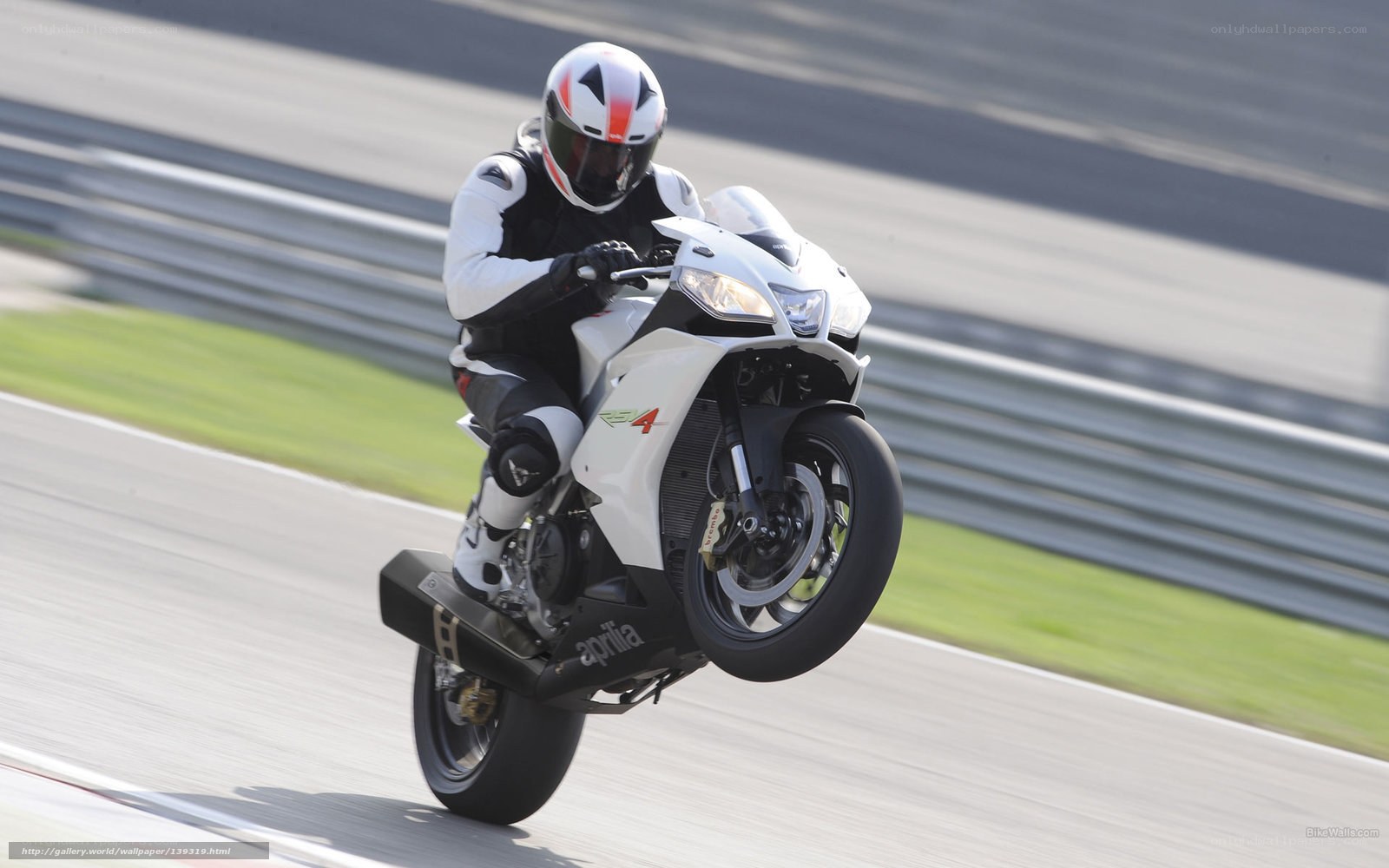 motorcycle on a racetrack