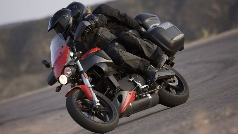 Motorcycle on a Road — Black, Dynamic, Afternoon