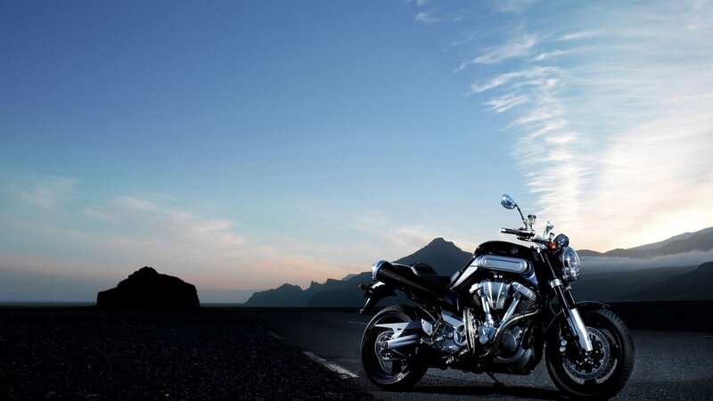 motorcycle on a scenic road