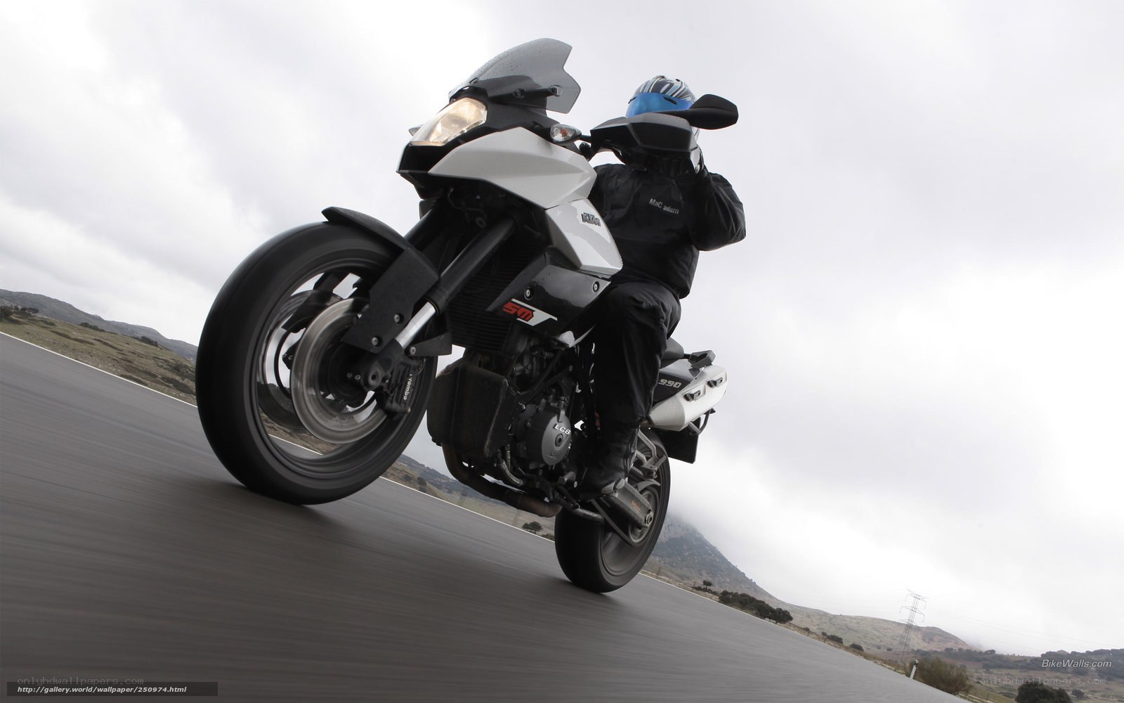 motorcycle on a winding road