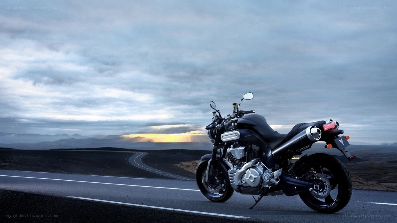 motorcycle on a winding road