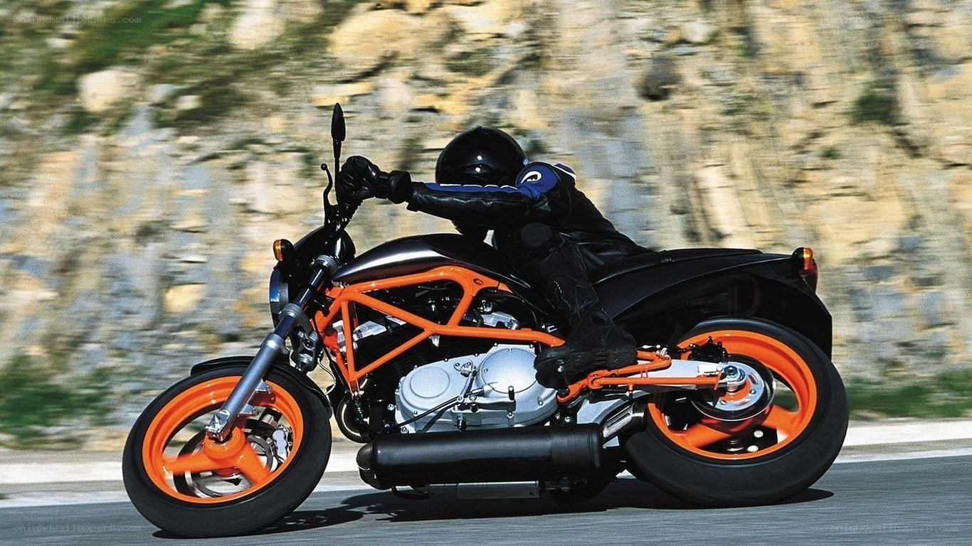 motorcycle on a winding road