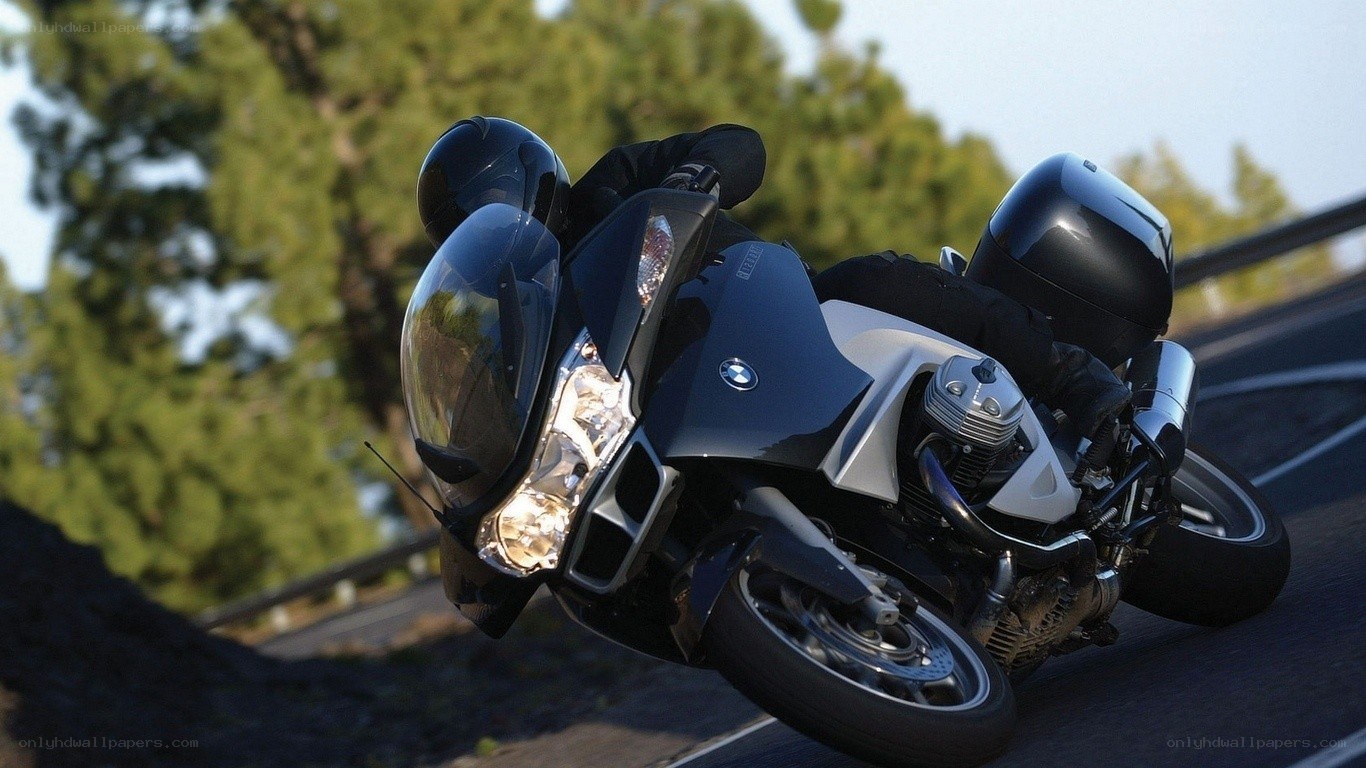 motorcycle on a winding road