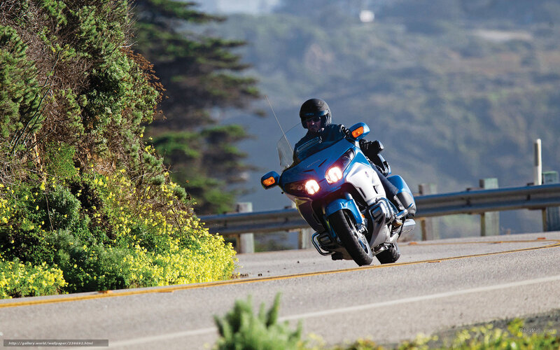 motorcycle on coastal road