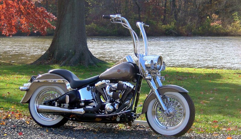 Motorcycle on Grass
