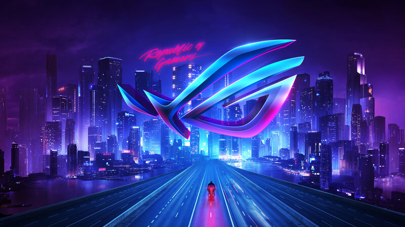 Motorcycle on Highway — Purple