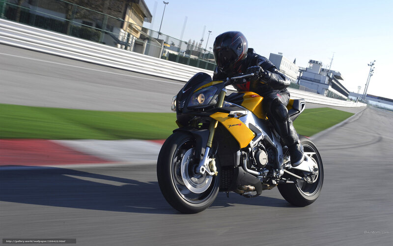 motorcycle on racetrack