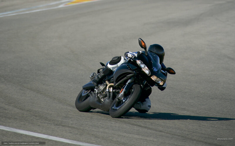 motorcycle on racetrack