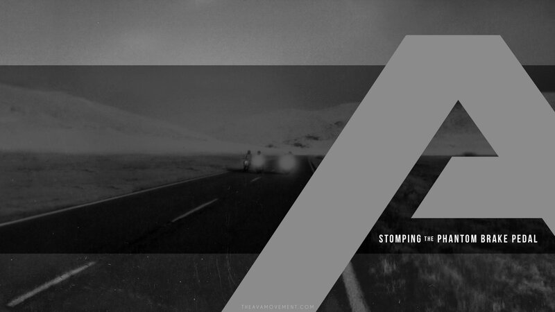 Motorcycle on Road — Black, Dramatic