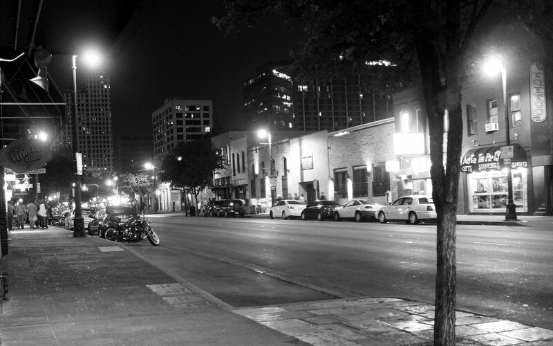 Motorcycle on Sidewalk