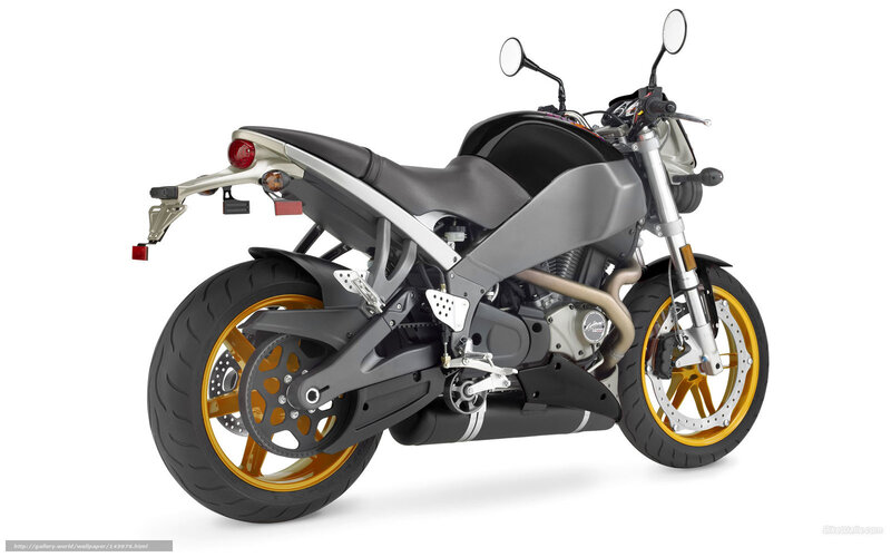 Motorcycle on White Background — Black, Neutral