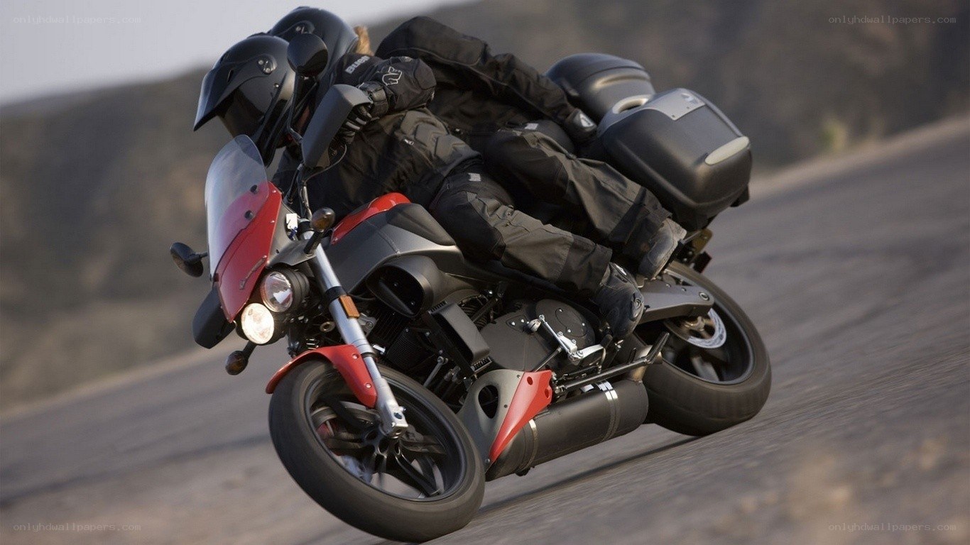 motorcycle on winding road