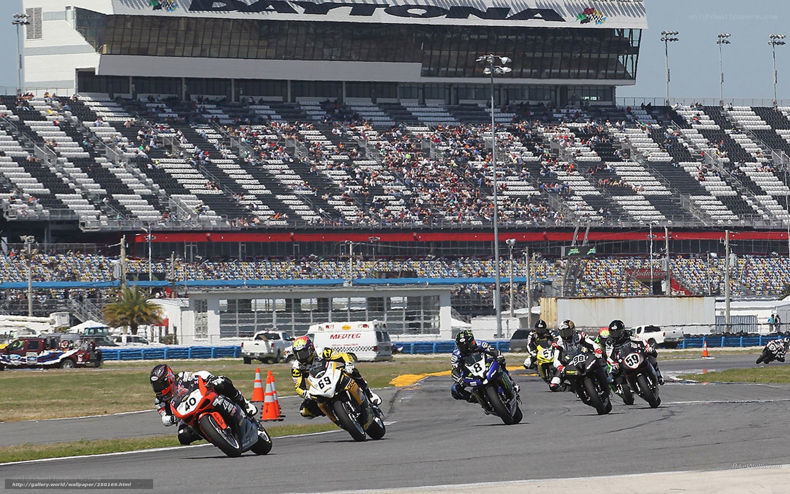Motorcycle race at Daytona