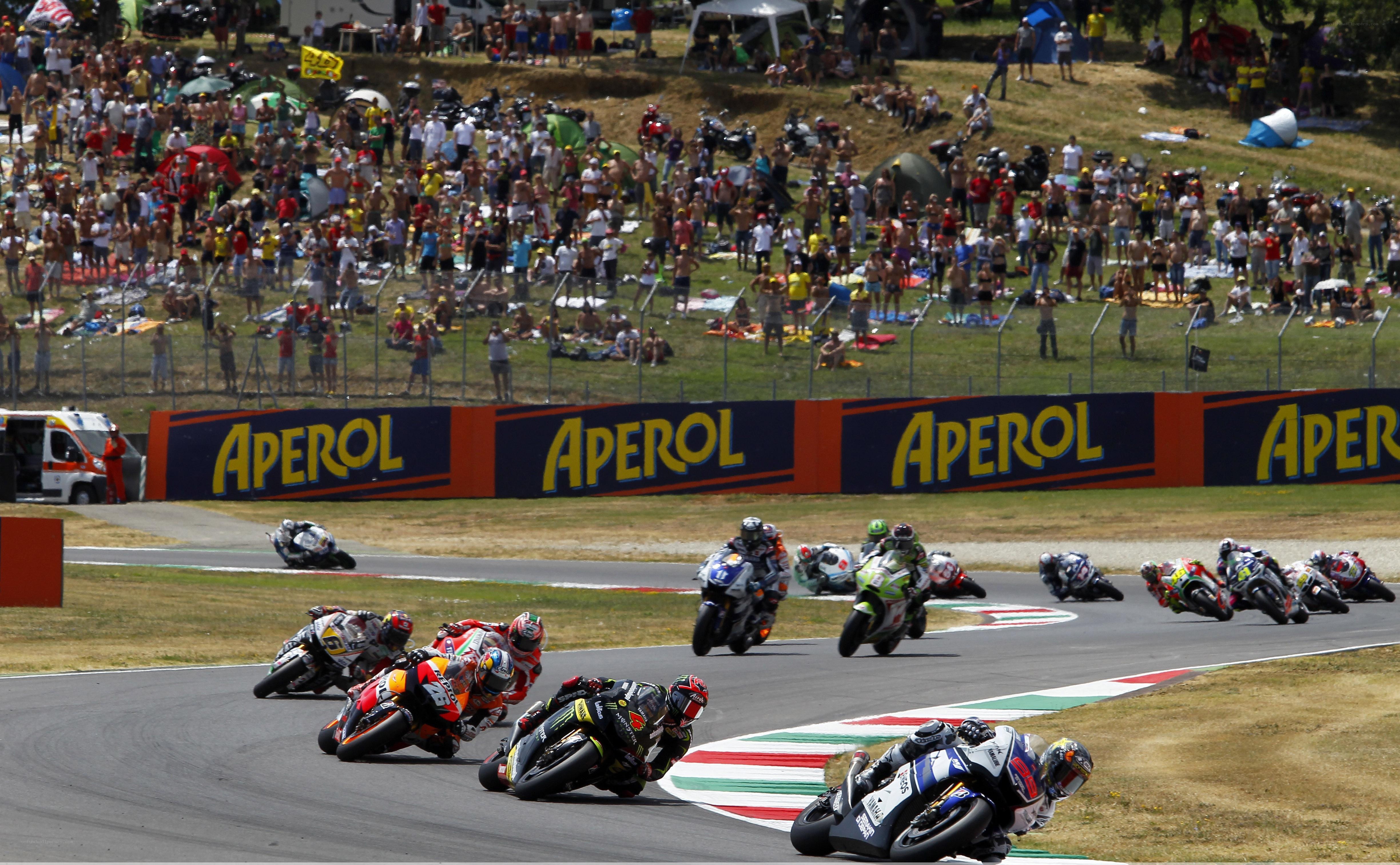 Motorcycle race at Misano