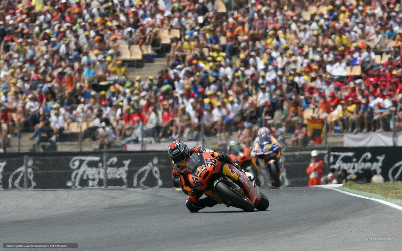Motorcycle race on track