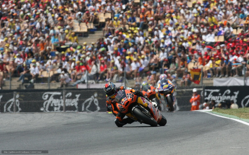Motorcycle race on track