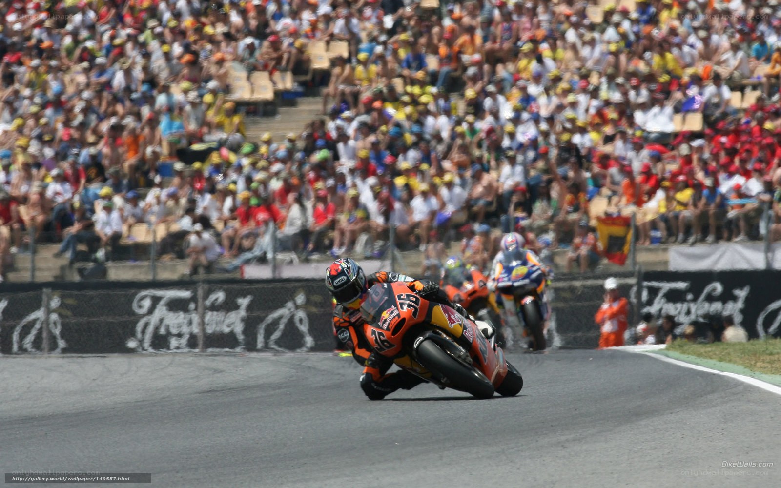 Motorcycle race on track