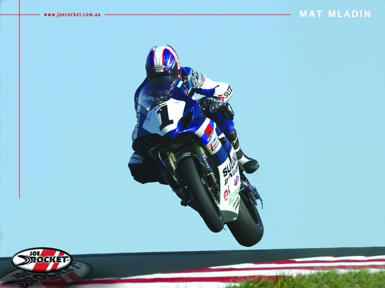 motorcycle racer in action