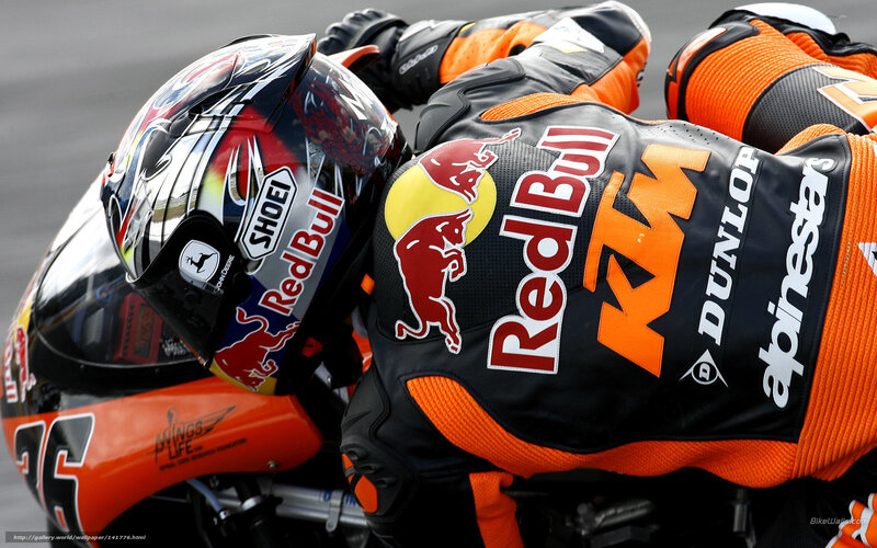 motorcycle racer in action