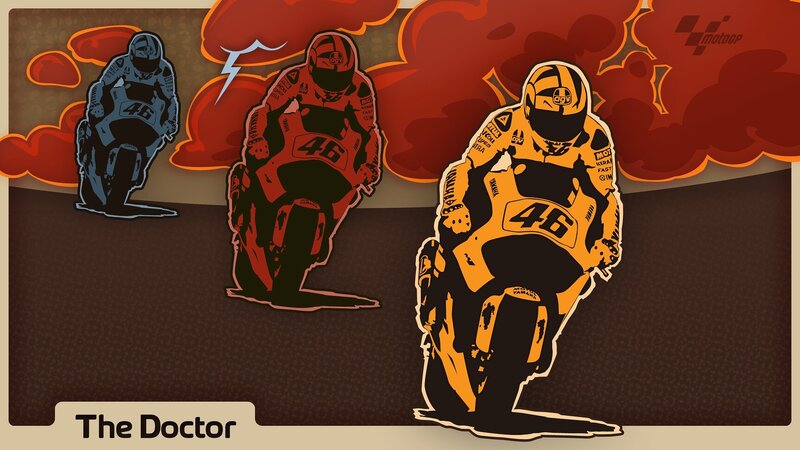 Motorcycle Racer in Motion — Yellow