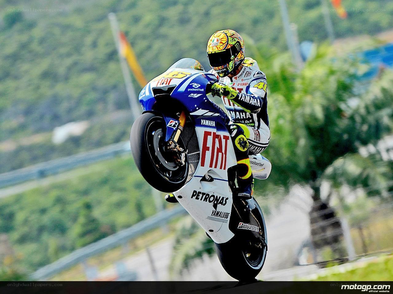 motorcycle racer on a jump