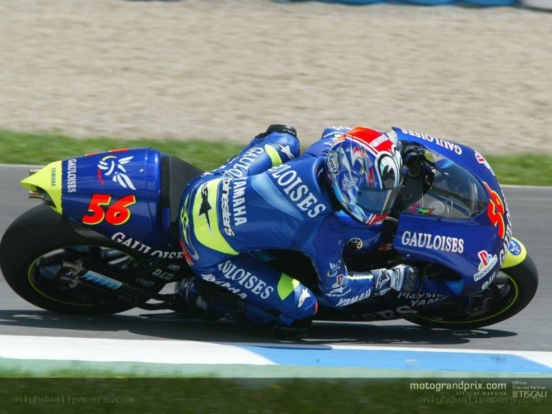 motorcycle racer on a track