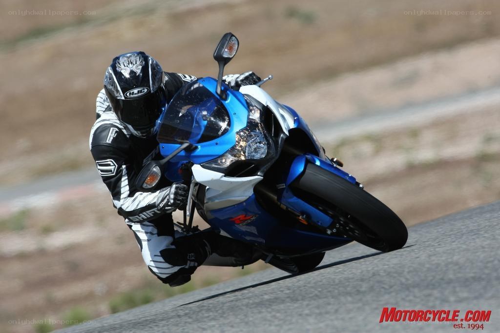 motorcycle racer on a track