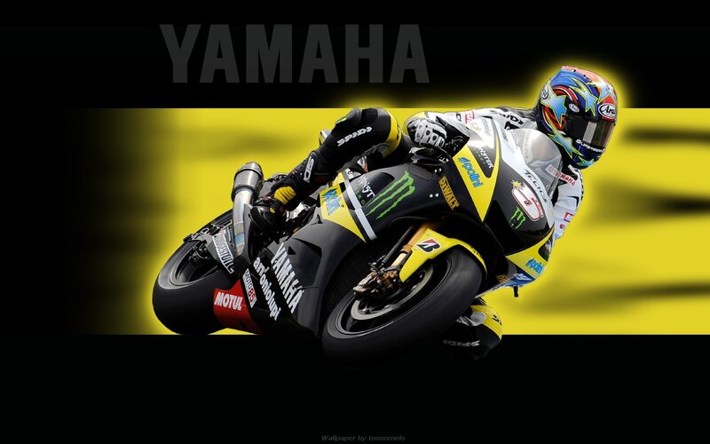 Motorcycle Racer on Bike