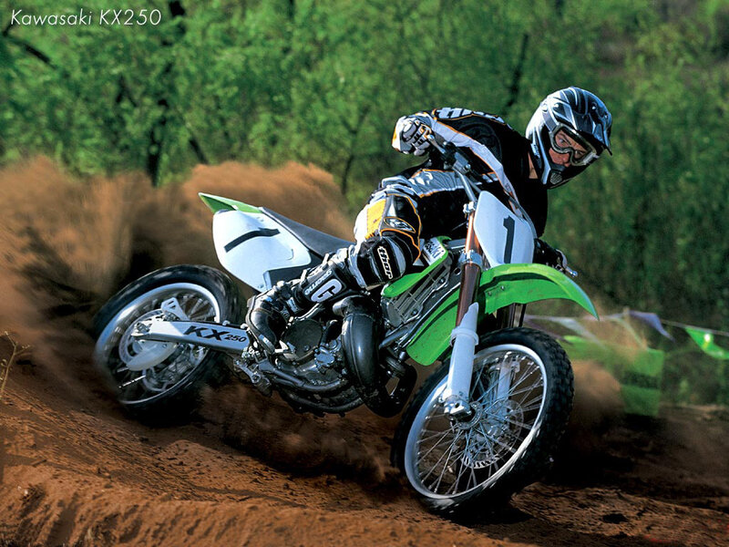 Motorcycle Racer on Dirt