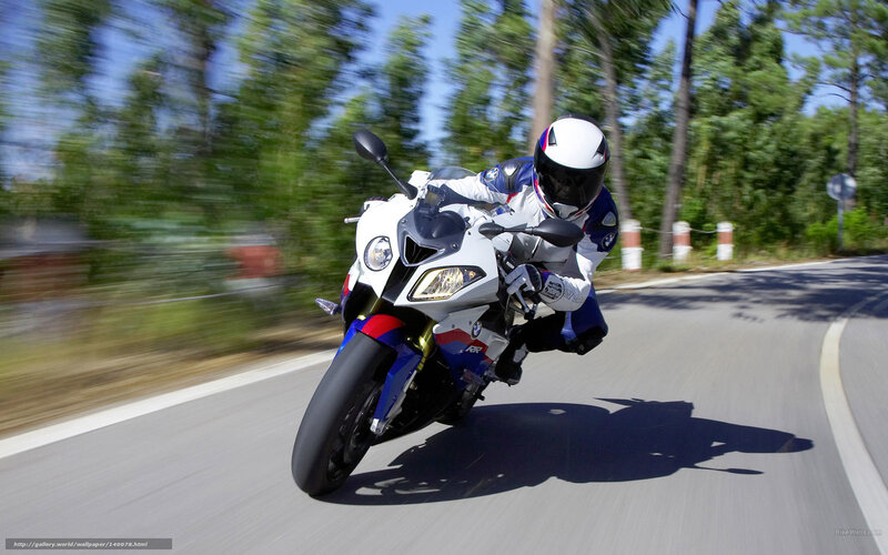 Motorcycle Racer on Road — White, Dynamic, Afternoon